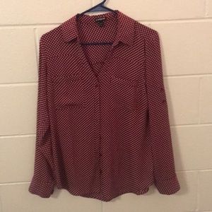Express Polka Dot Blouse